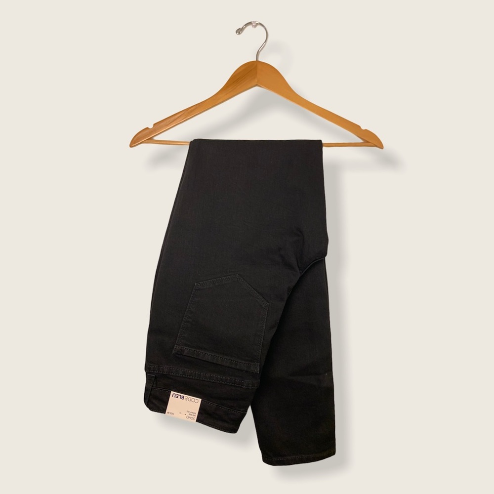 Code Bleu Soho Mid Rise Skinny Leg Black Jeans 8p